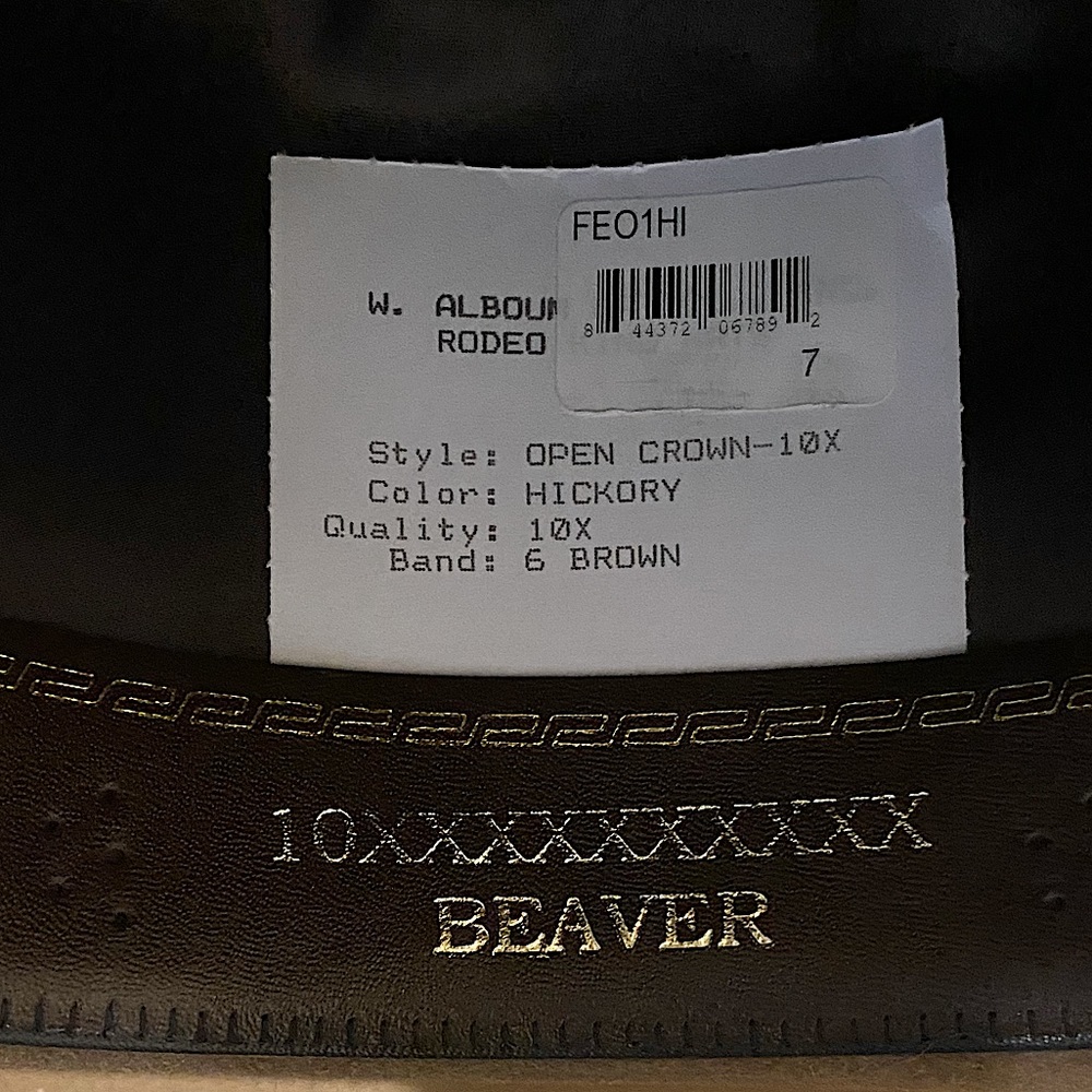 NWT Rodeo King 10X Beaver Cowboy Hat